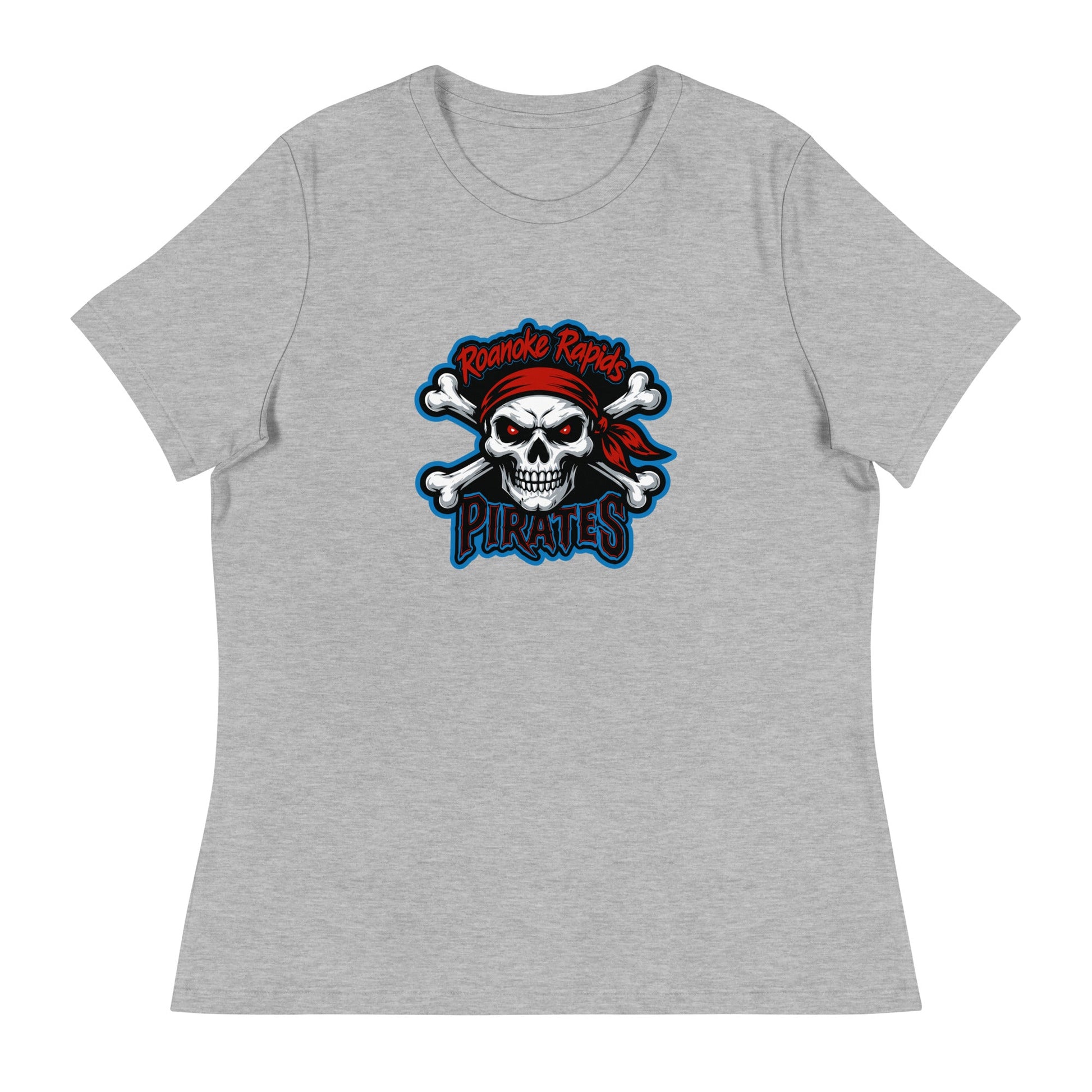 Performance | Women's Relaxed T Shirt | Roanoke Rapids Pirates | River Raiders Logo