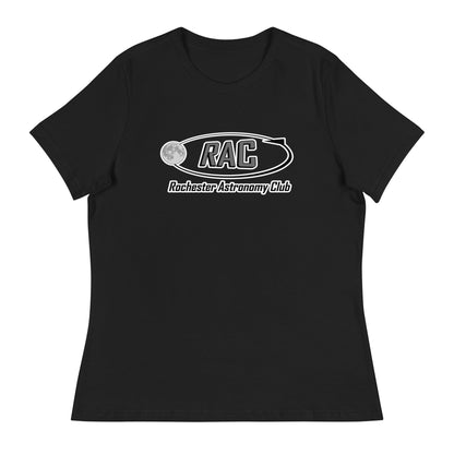 Performance | Women's Relaxed T Shirt | Rochester Astronomy Club | Orbit Logo