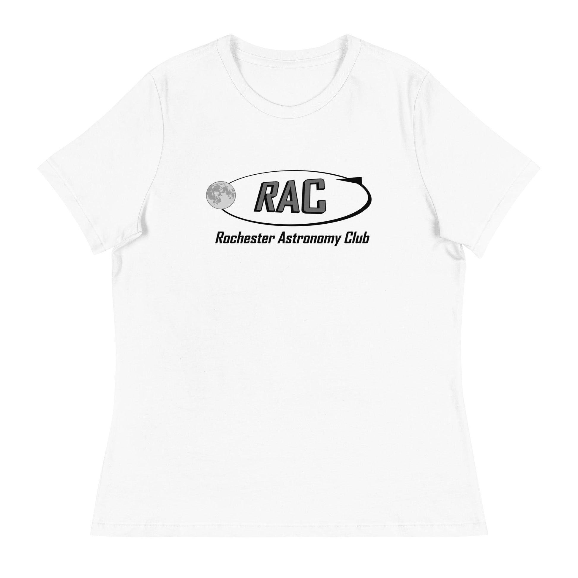 Performance | Women's Relaxed T Shirt | Rochester Astronomy Club | Orbit Logo