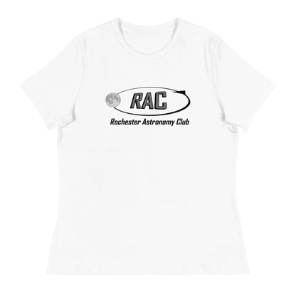 Performance | Women's Relaxed T Shirt | Rochester Astronomy Club | Orbit Logo