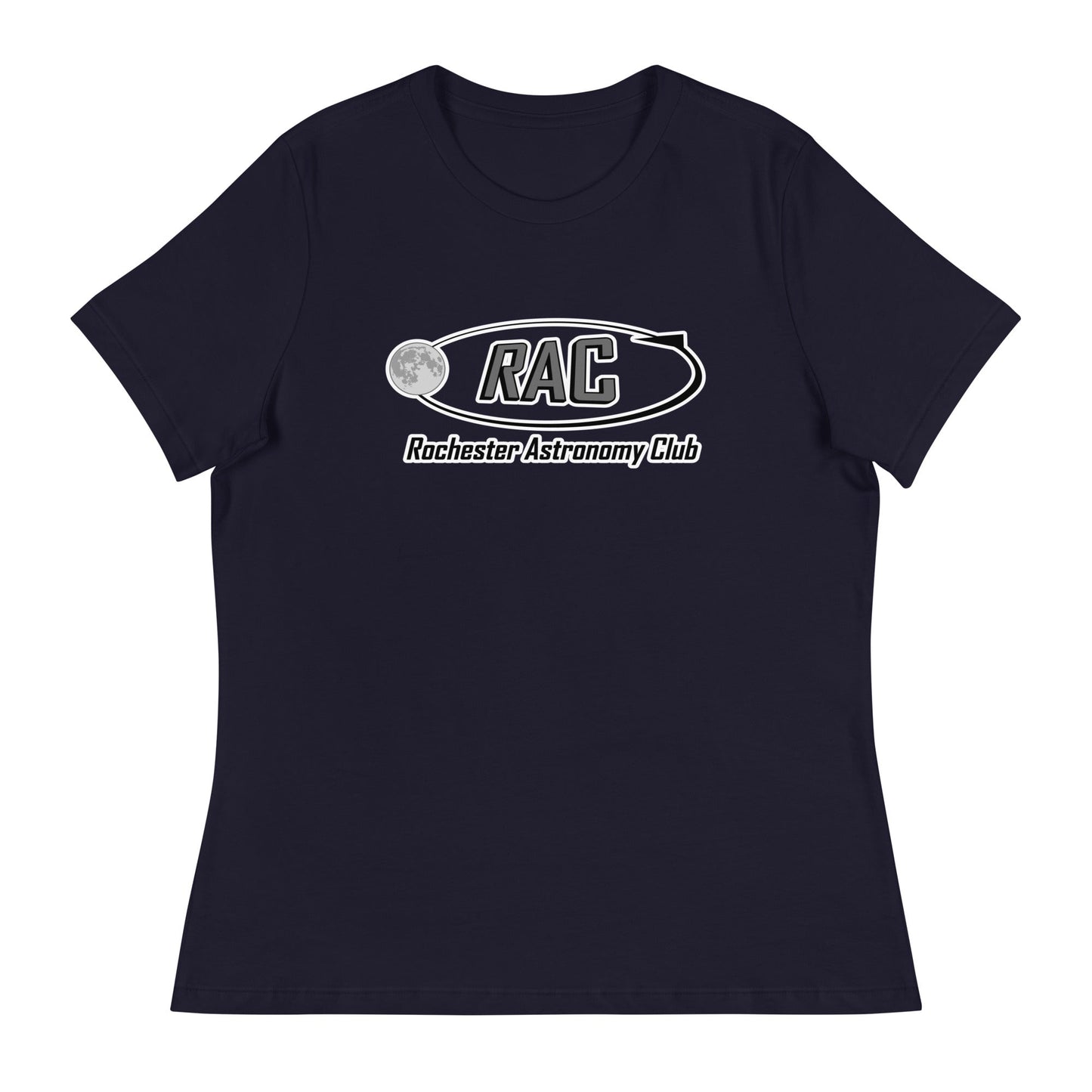 Performance | Women's Relaxed T Shirt | Rochester Astronomy Club | Orbit Logo