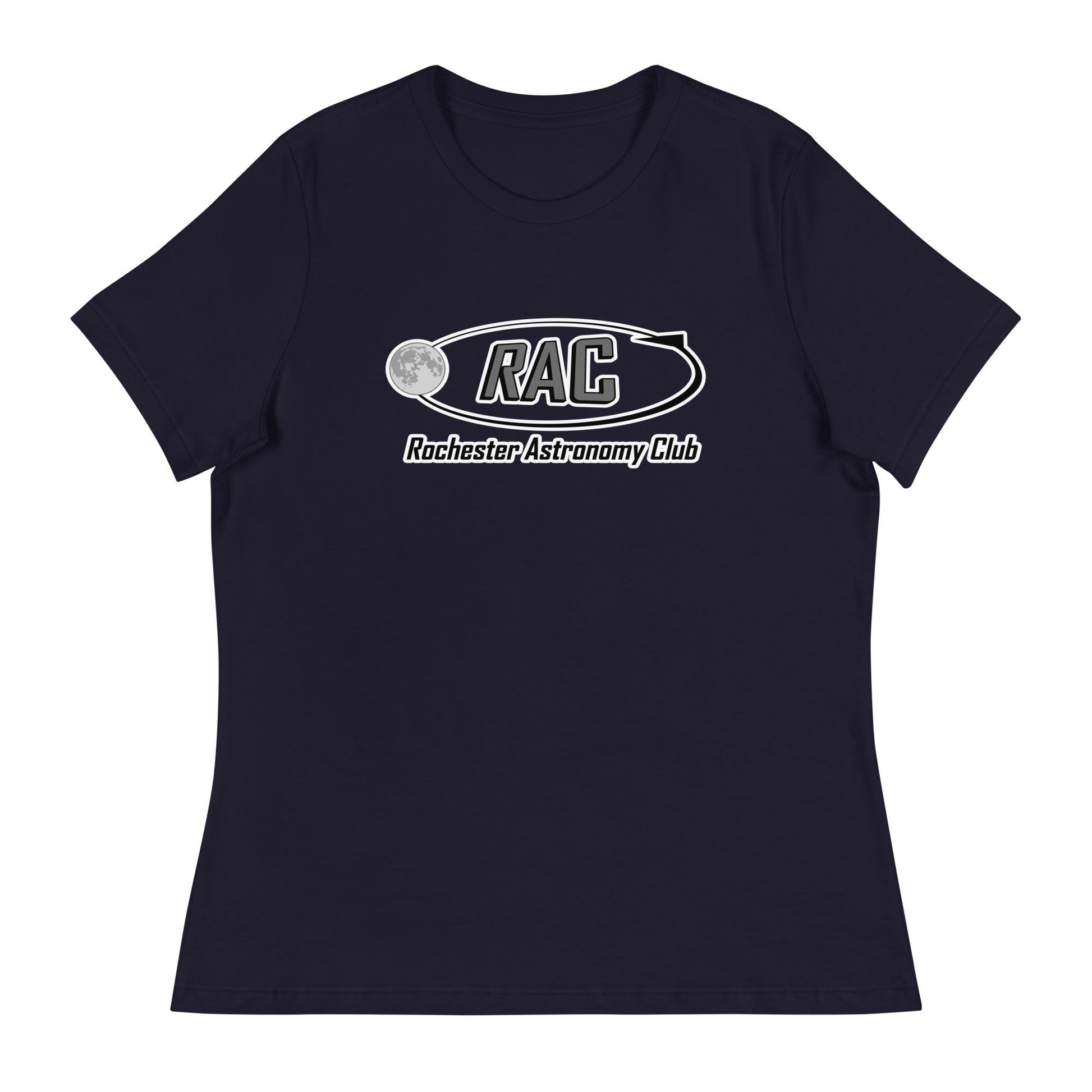 Performance | Women's Relaxed T Shirt | Rochester Astronomy Club | Orbit Logo