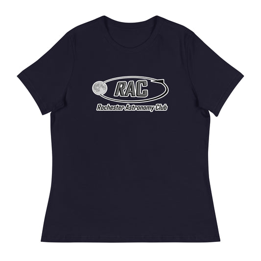 Performance | Women's Relaxed T Shirt | Rochester Astronomy Club | Orbit Logo