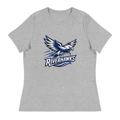 Performance | Women's Relaxed T Shirt | Rochester Riverhawks | Crest Logo