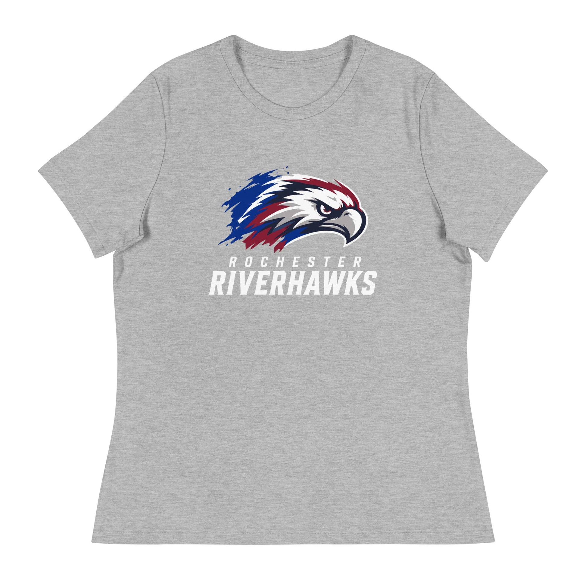 Performance | Women's Relaxed T Shirt | Rochester Riverhawks | Emblem Logo
