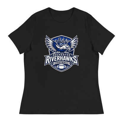 Performance | Women's Relaxed T Shirt | Rochester Riverhawks | Shield Logo