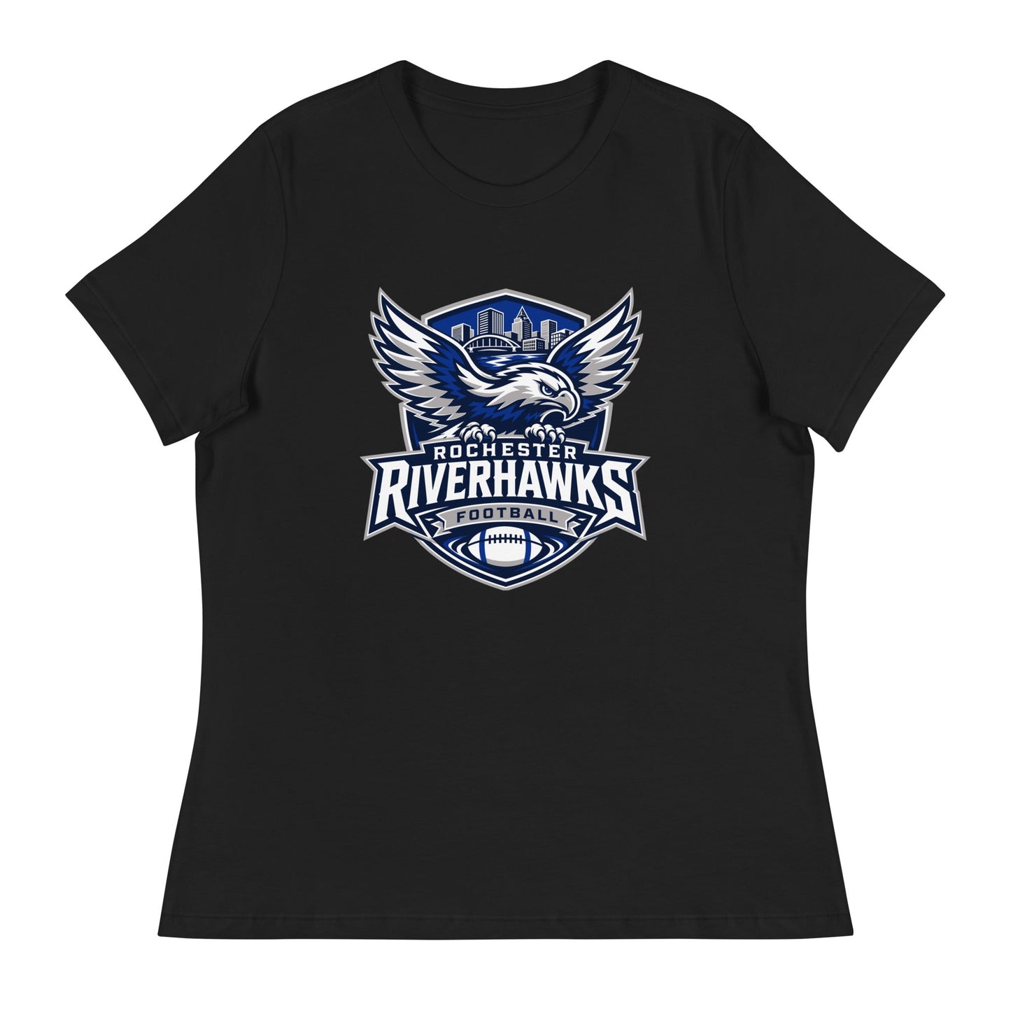 Performance | Women's Relaxed T Shirt | Rochester Riverhawks | Shield Logo