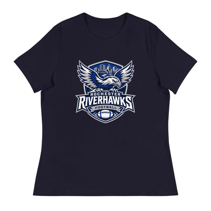Performance | Women's Relaxed T Shirt | Rochester Riverhawks | Shield Logo