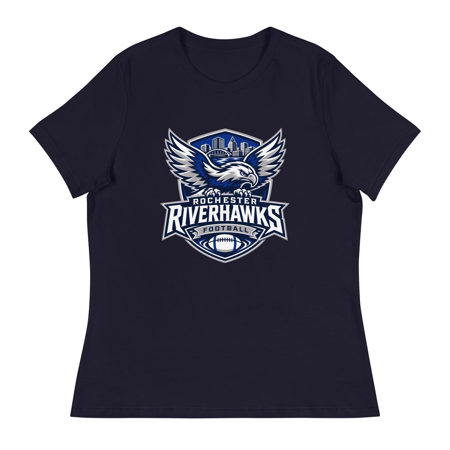 Performance | Women's Relaxed T Shirt | Rochester Riverhawks | Shield Logo
