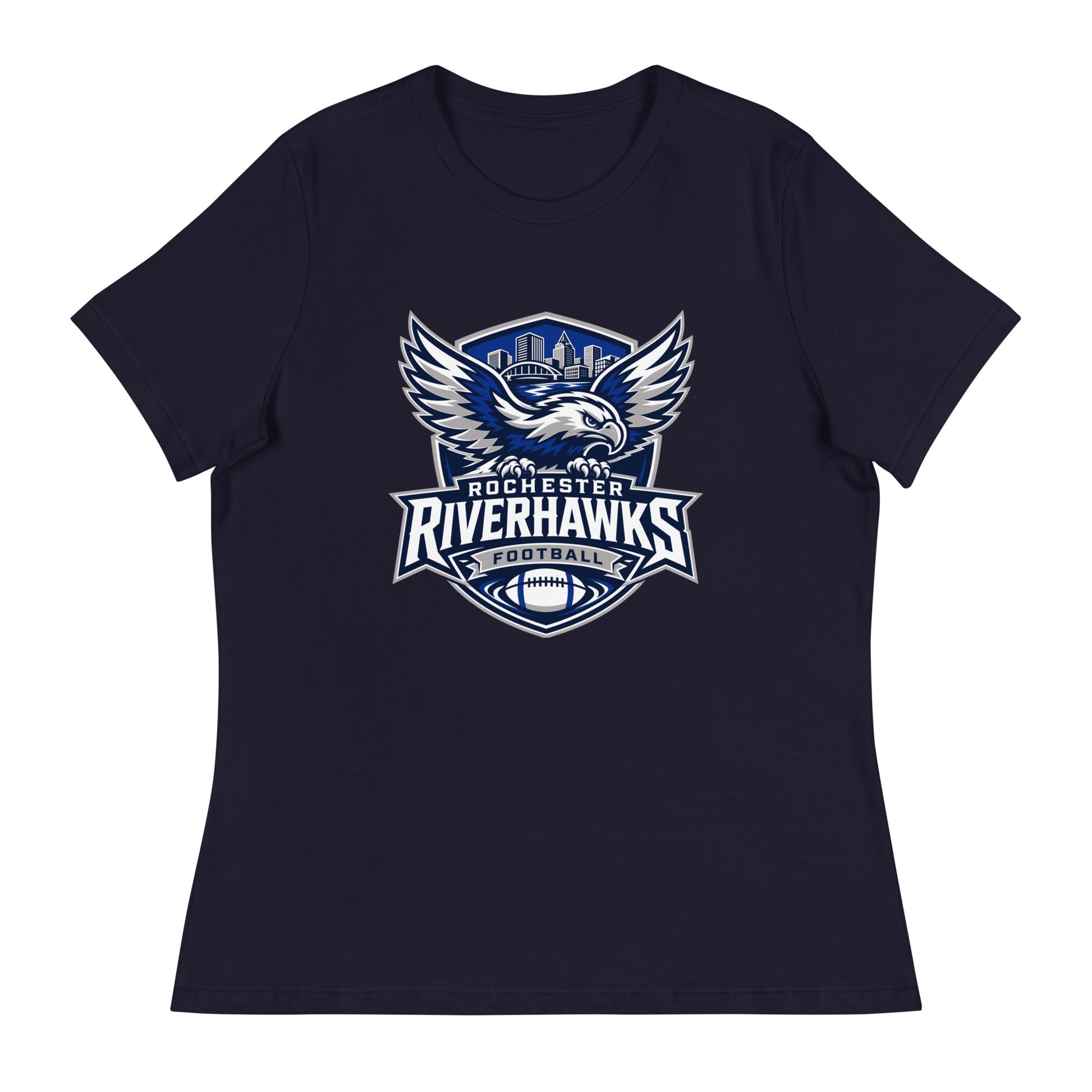 Performance | Women's Relaxed T Shirt | Rochester Riverhawks | Shield Logo