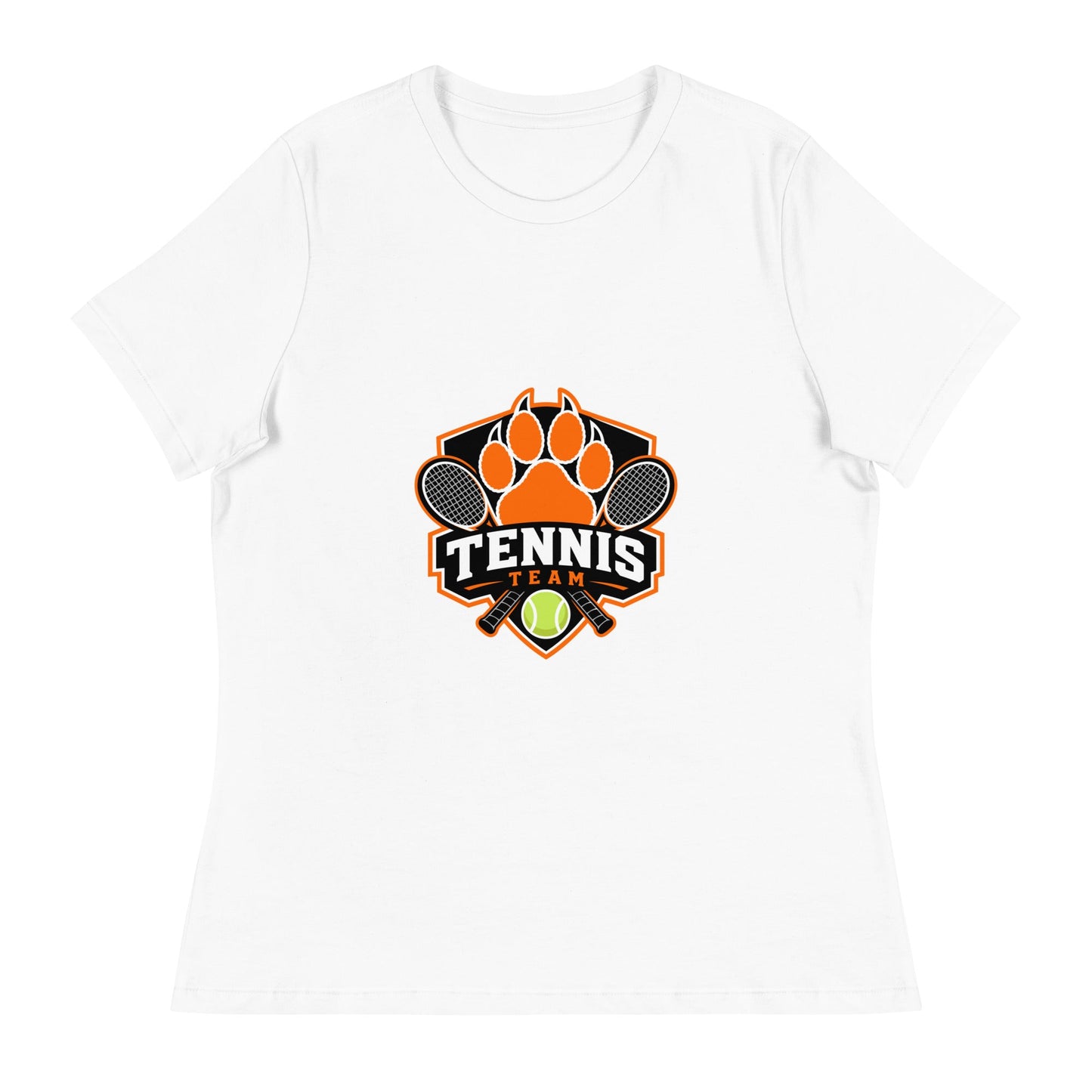 Performance | Women's Relaxed T Shirt | Rock Springs High School Tennis | Crest Logo