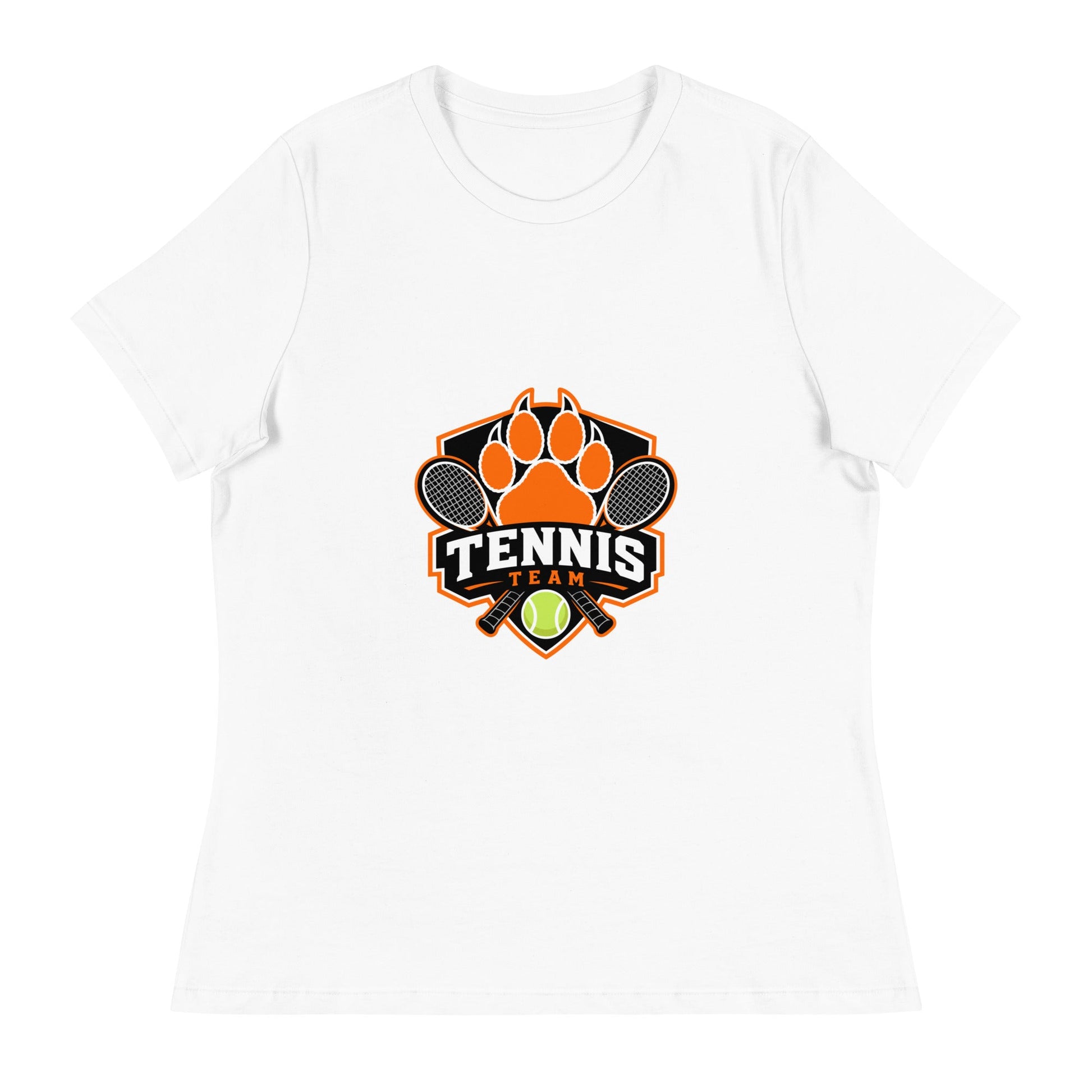 Performance | Women's Relaxed T Shirt | Rock Springs High School Tennis | Crest Logo