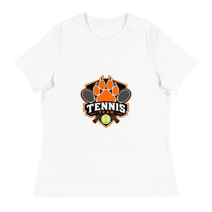 Performance | Women's Relaxed T Shirt | Rock Springs High School Tennis | Crest Logo