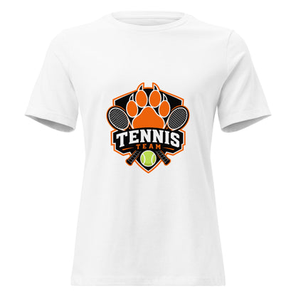 Performance | Women's Relaxed T Shirt | Rock Springs High School Tennis | Crest Logo