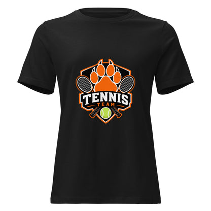 Performance | Women's Relaxed T Shirt | Rock Springs High School Tennis | Crest Logo