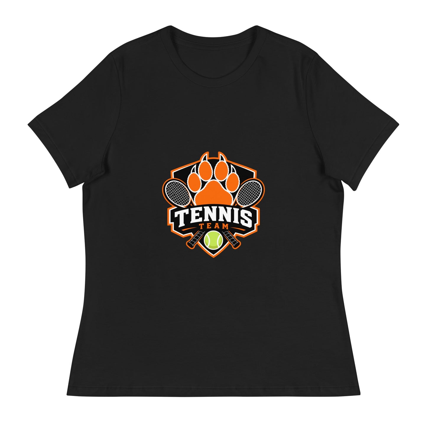 Performance | Women's Relaxed T Shirt | Rock Springs High School Tennis | Crest Logo