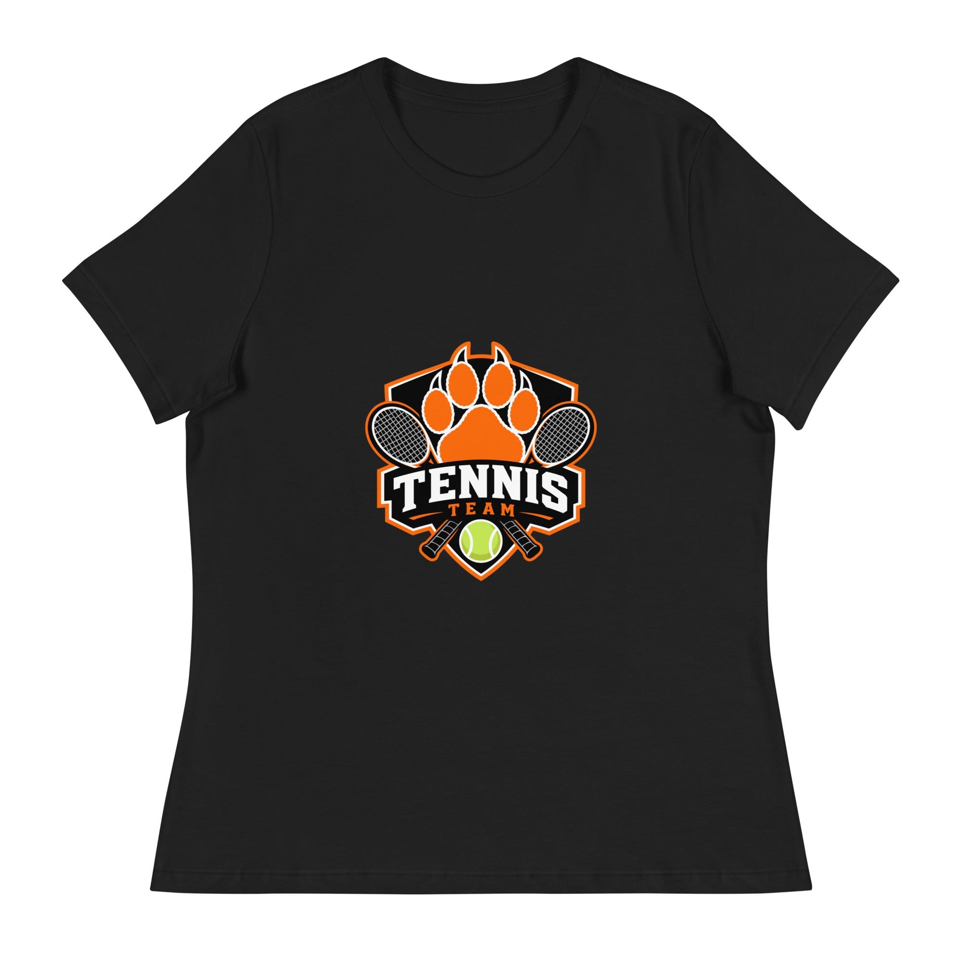 Performance | Women's Relaxed T Shirt | Rock Springs High School Tennis | Crest Logo
