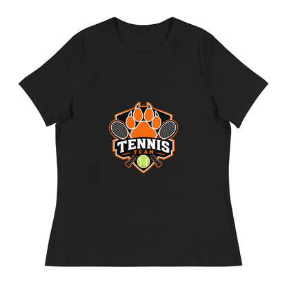 Performance | Women's Relaxed T Shirt | Rock Springs High School Tennis | Crest Logo