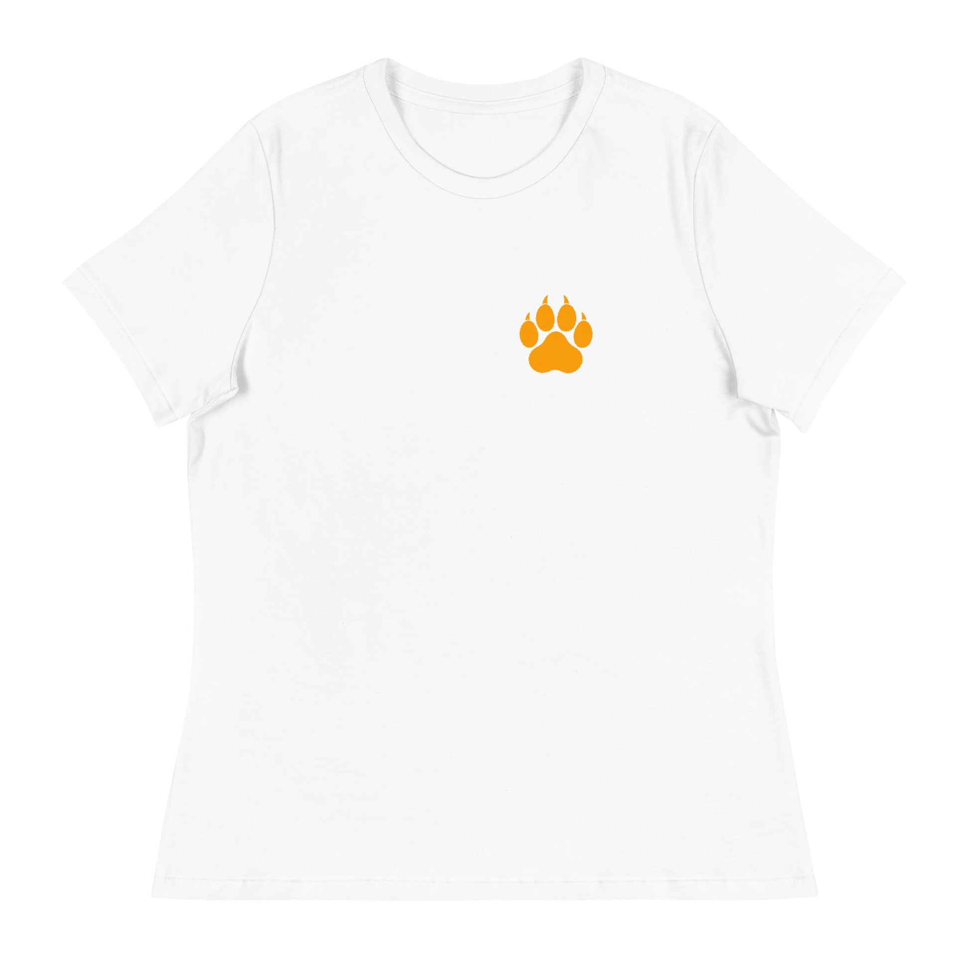 Performance | Women's Relaxed T Shirt | Rock Springs High School Tennis | Paw Logo