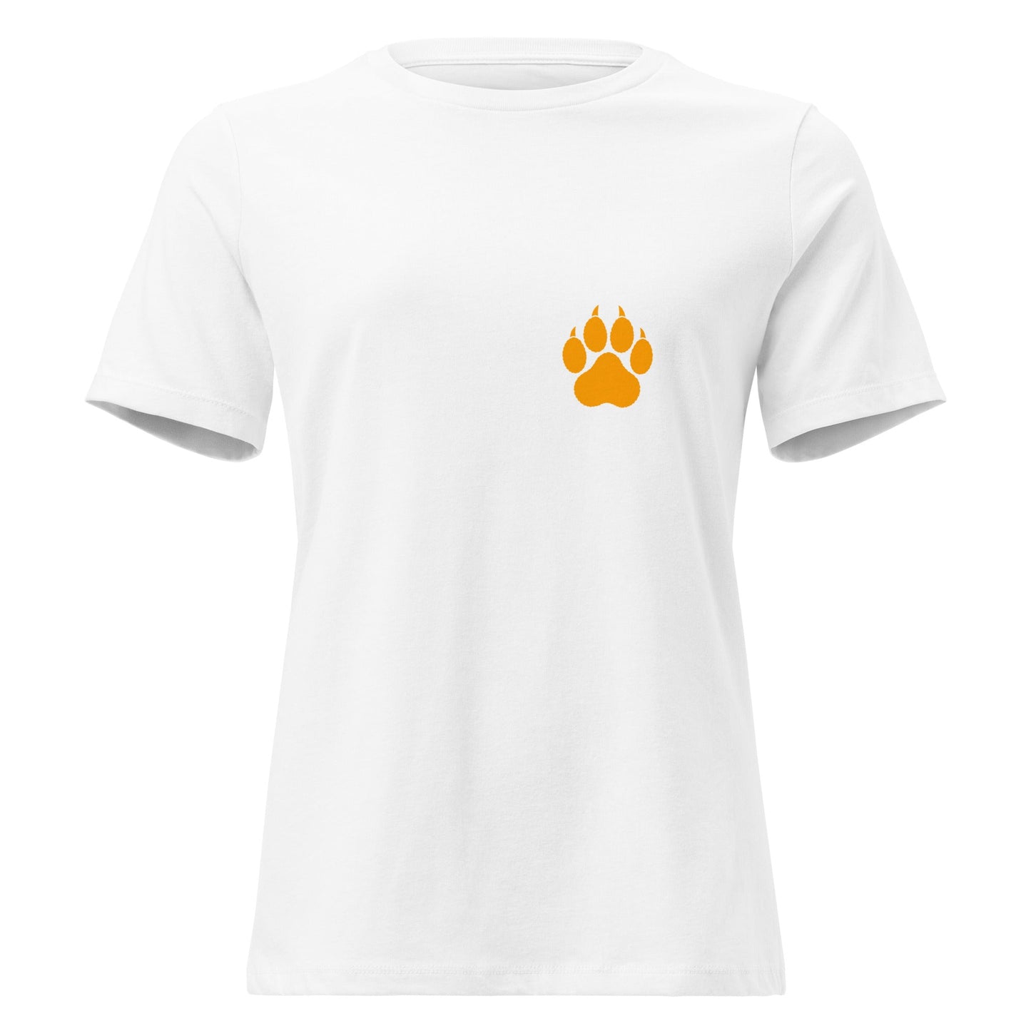 Performance | Women's Relaxed T Shirt | Rock Springs High School Tennis | Paw Logo