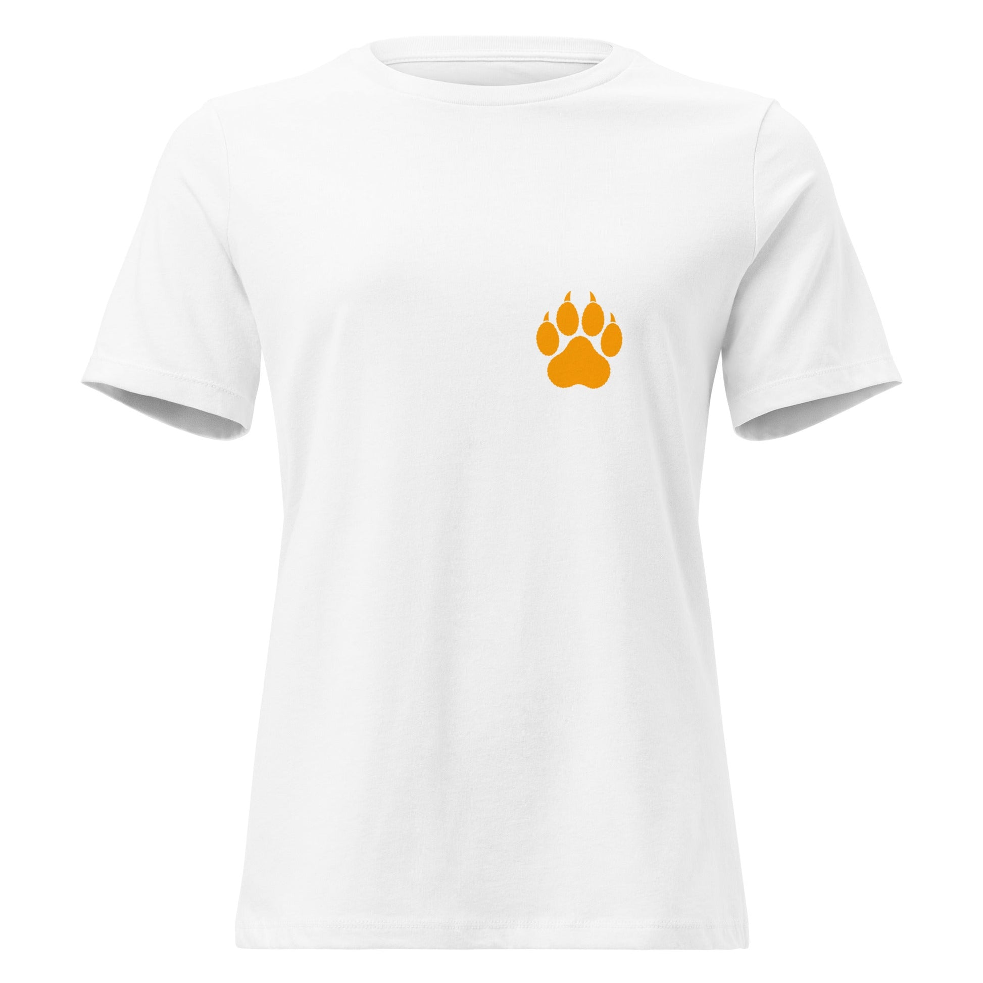 Performance | Women's Relaxed T Shirt | Rock Springs High School Tennis | Paw Logo