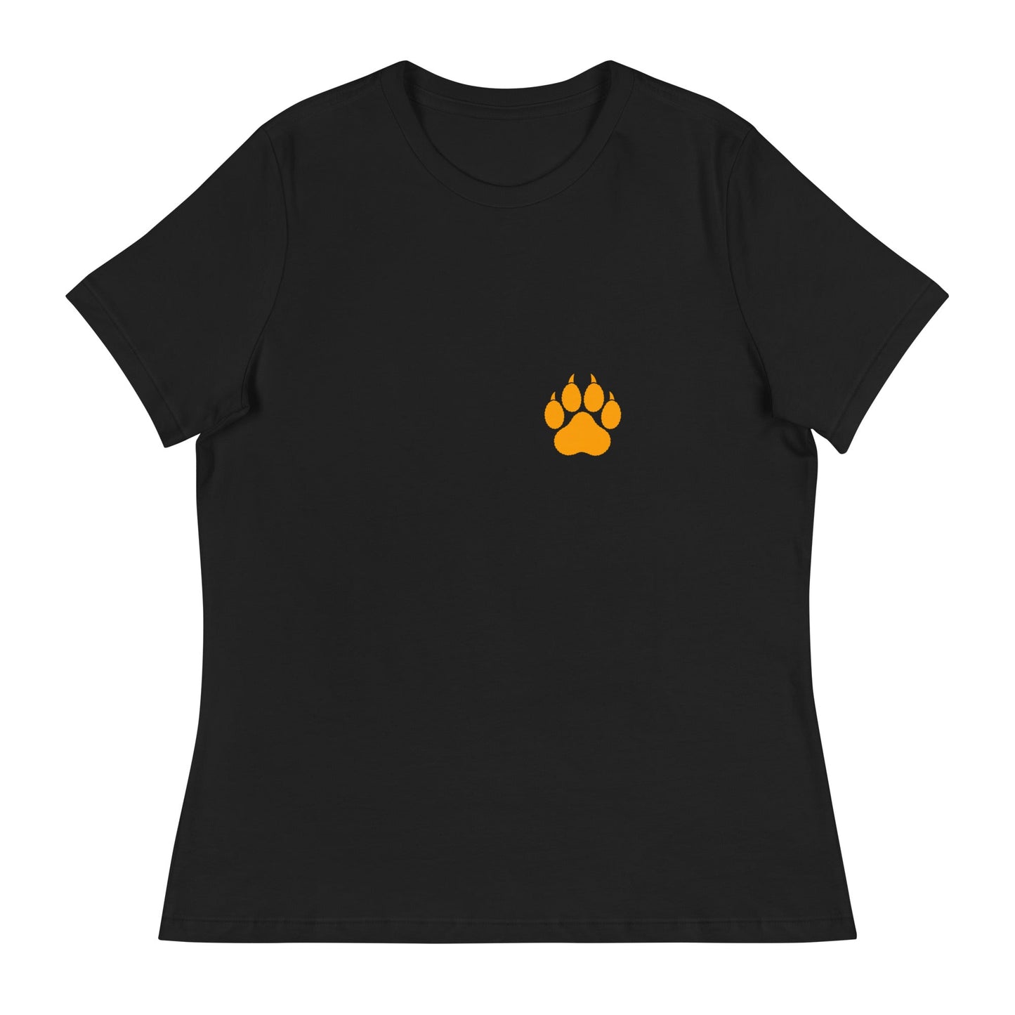 Performance | Women's Relaxed T Shirt | Rock Springs High School Tennis | Paw Logo