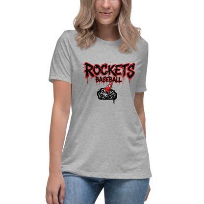 Performance | Women's Relaxed T Shirt | Rockets Baseball | Alt Logo 2