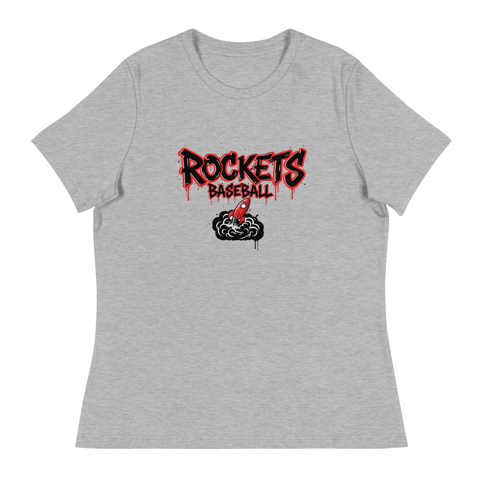 Performance | Women's Relaxed T Shirt | Rockets Baseball | Alt Logo 2
