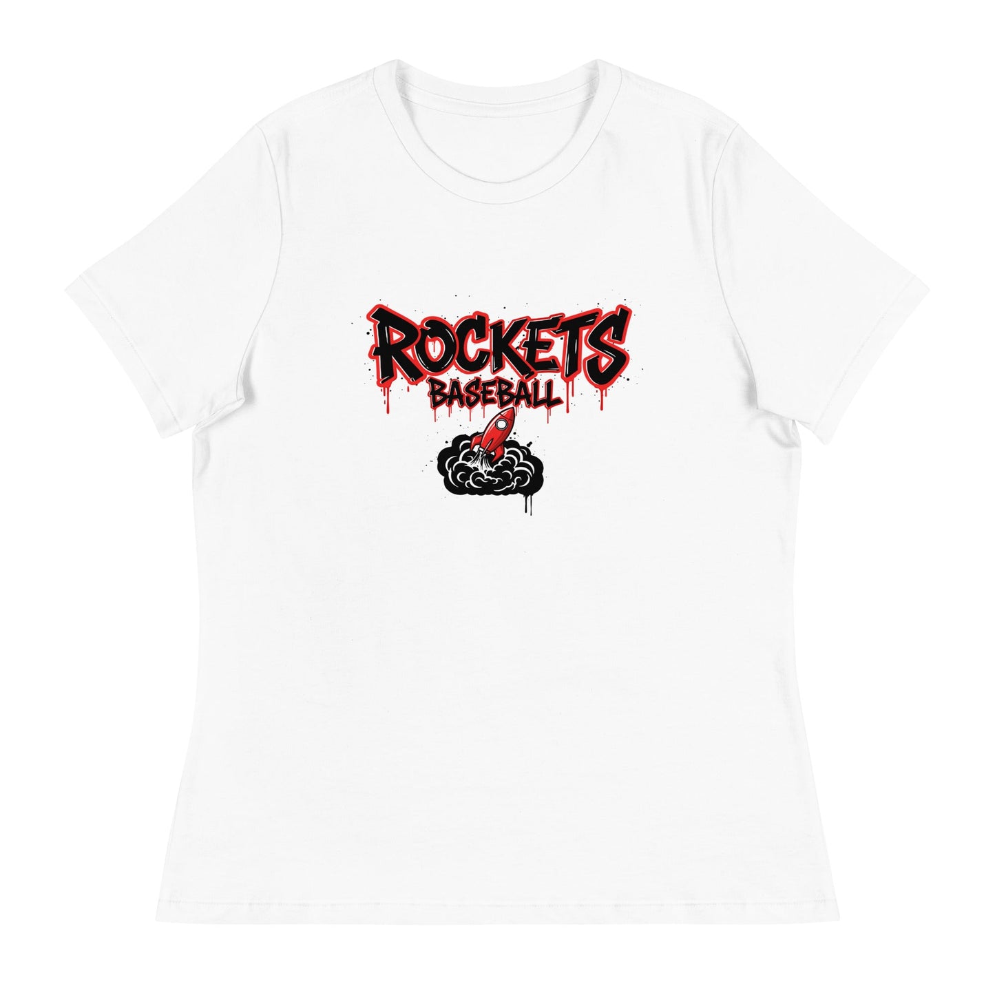 Performance | Women's Relaxed T Shirt | Rockets Baseball | Alt Logo 2