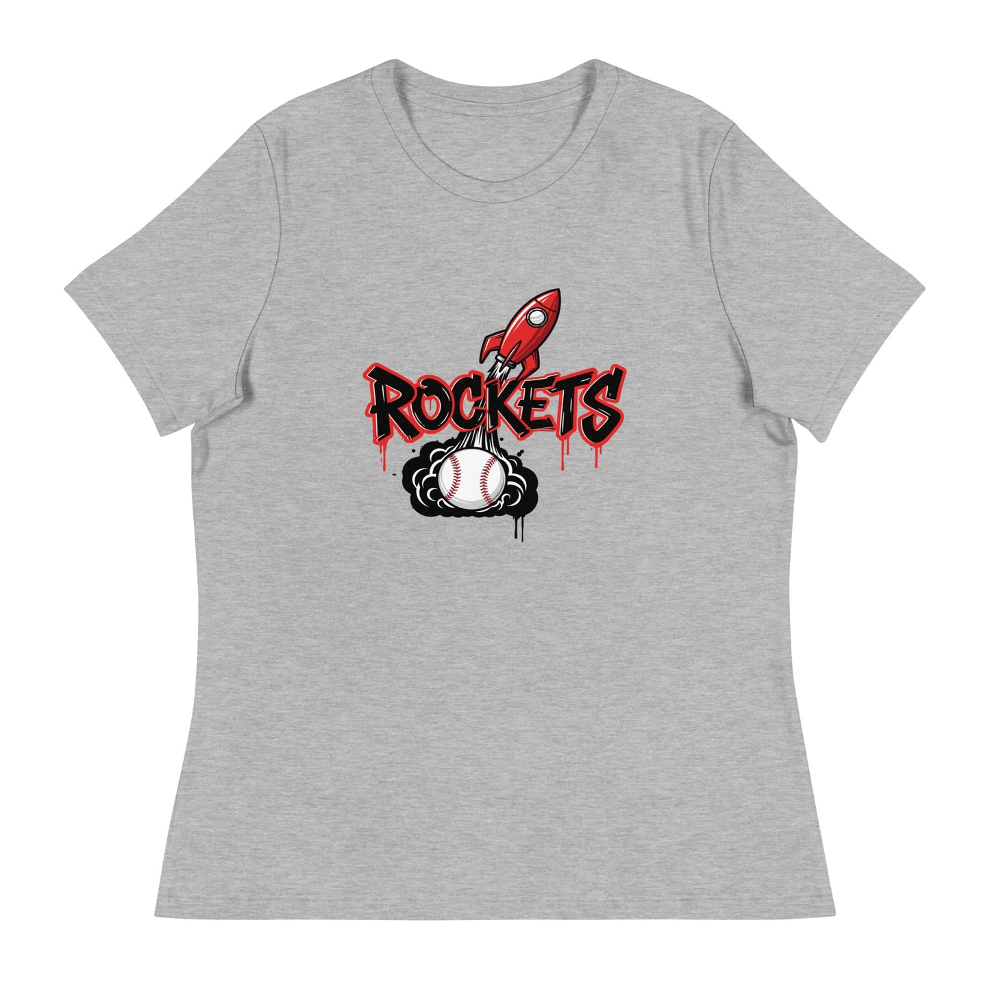 Performance | Women's Relaxed T Shirt | Rockets Baseball | Alt Logo