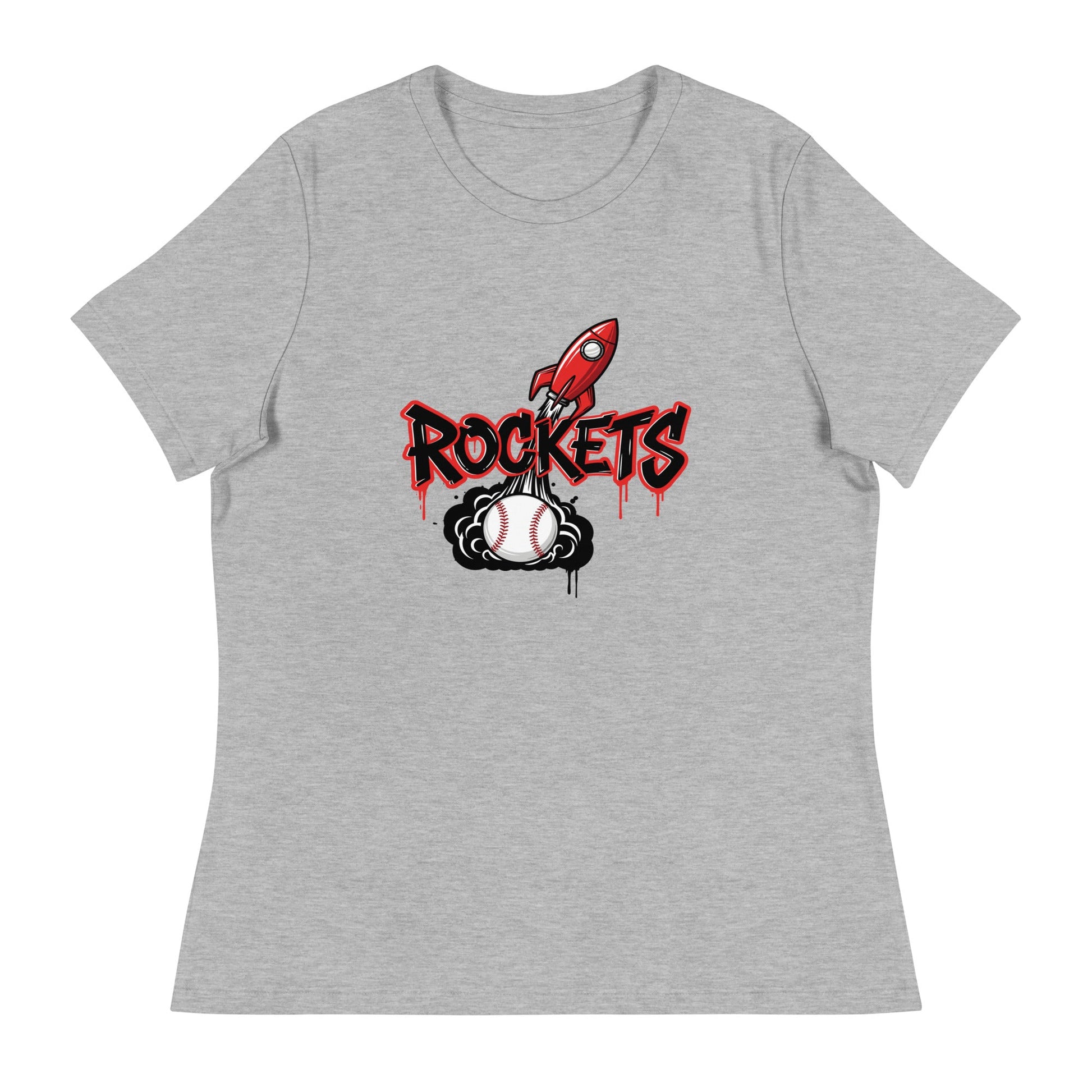 Performance | Women's Relaxed T Shirt | Rockets Baseball | Alt Logo