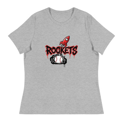 Performance | Women's Relaxed T Shirt | Rockets Baseball | Alt Logo