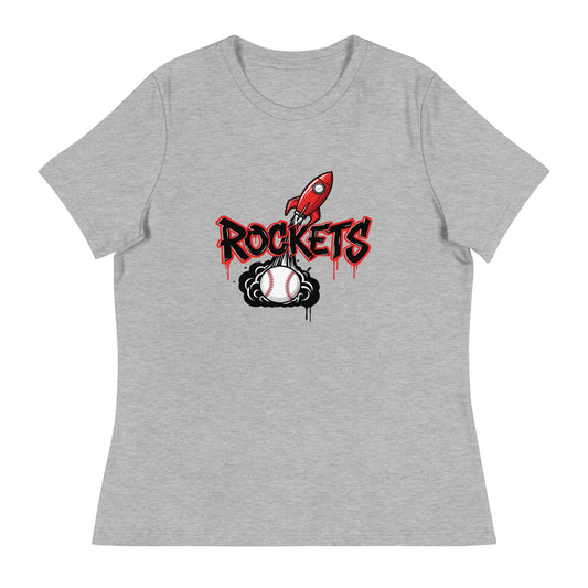 Performance | Women's Relaxed T Shirt | Rockets Baseball | Alt Logo