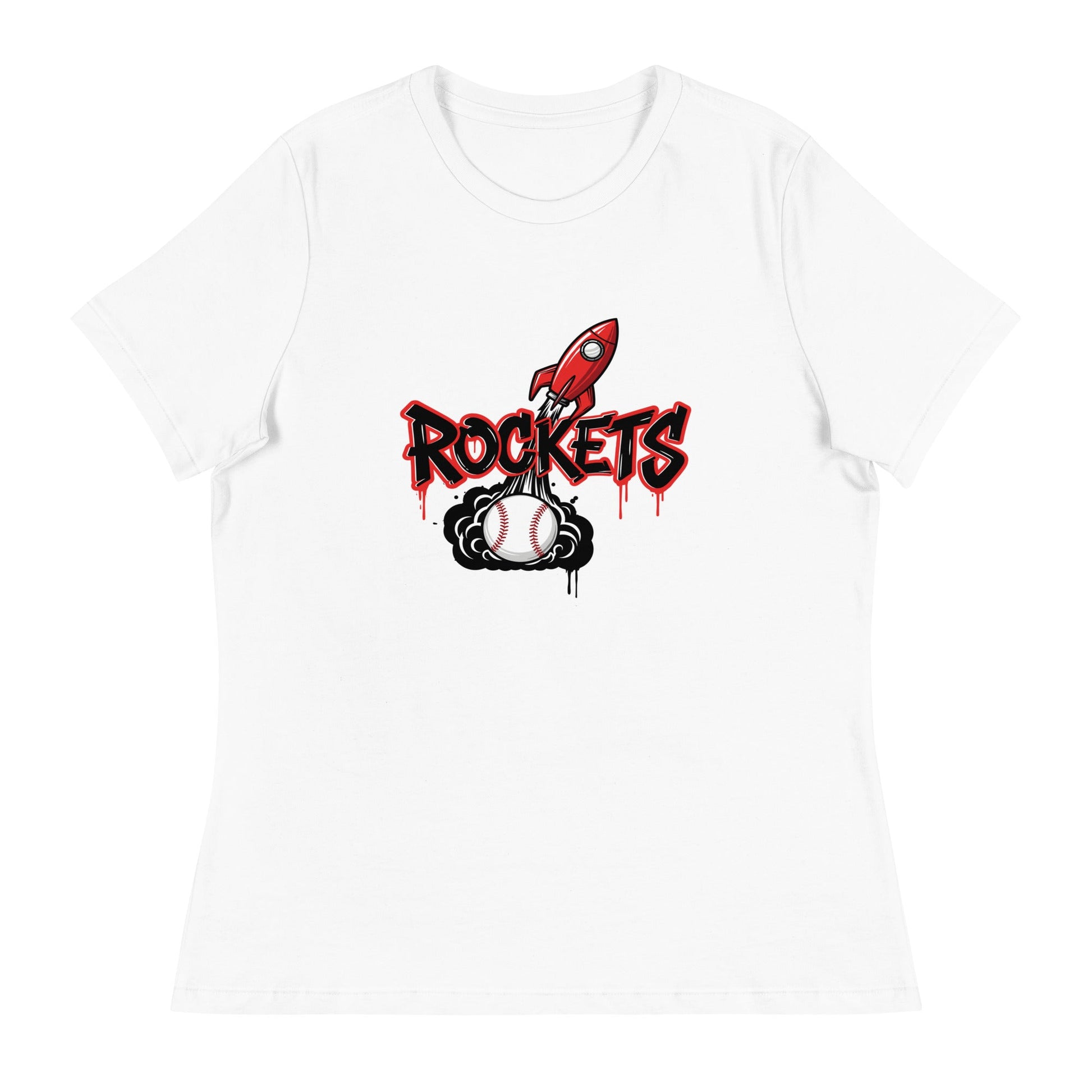 Performance | Women's Relaxed T Shirt | Rockets Baseball | Alt Logo