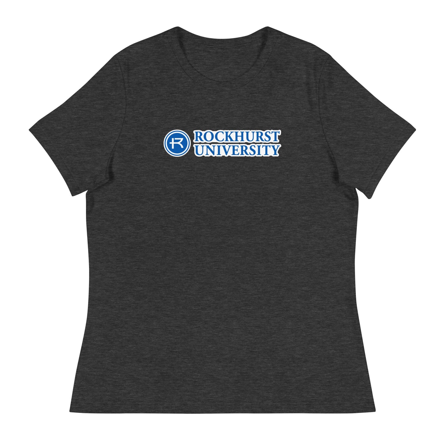 Performance | Women's Relaxed T Shirt | Rockhurst University - Doctor of Physical Therapy School | Vanguard Institute Logo