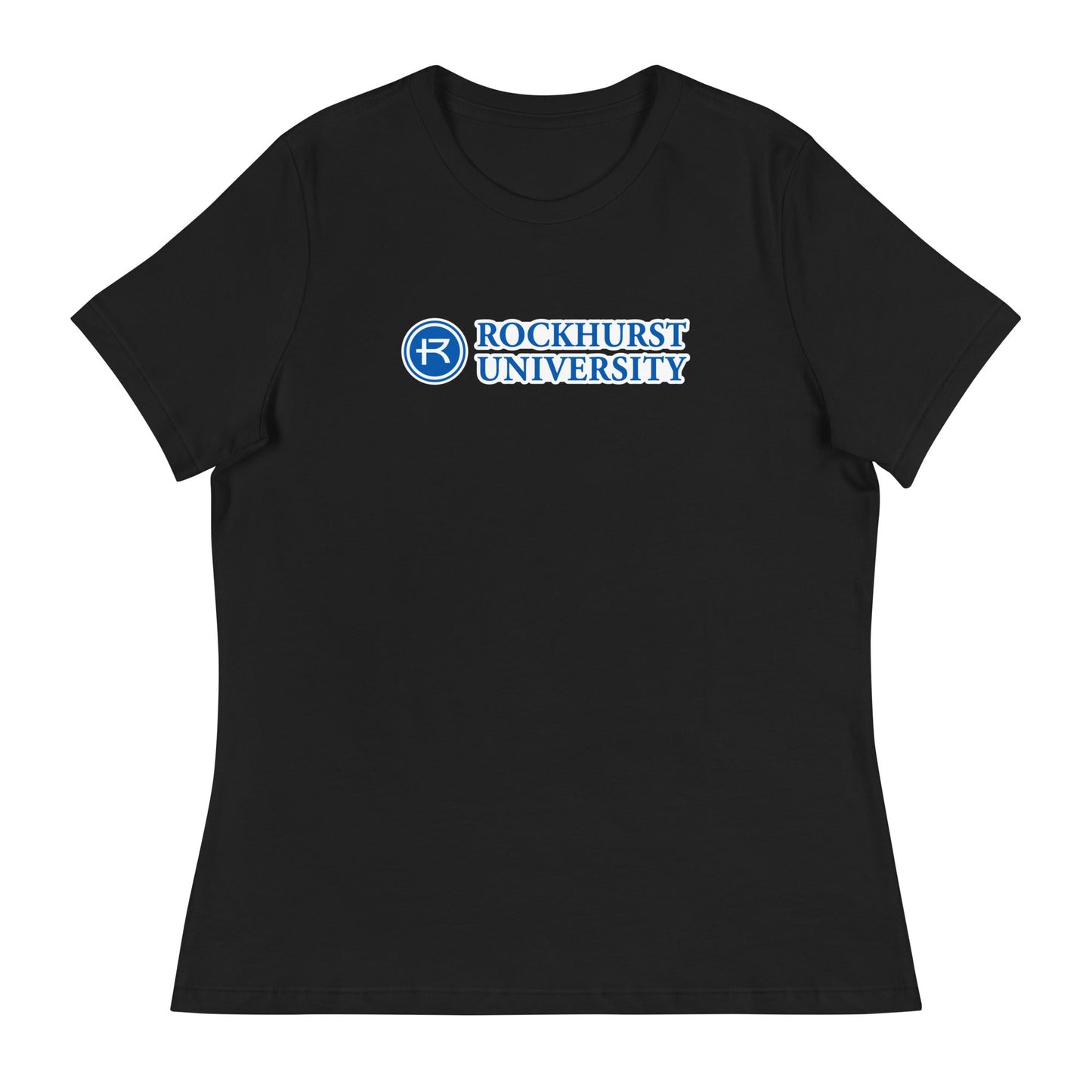 Performance | Women's Relaxed T Shirt | Rockhurst University - Doctor of Physical Therapy School | Vanguard Institute Logo