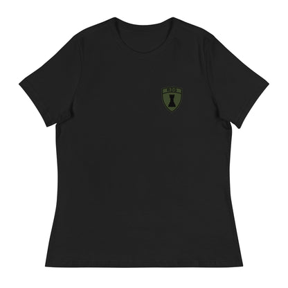 Performance | Women's Relaxed T Shirt | Rook Defense Solutions | Crest Logo