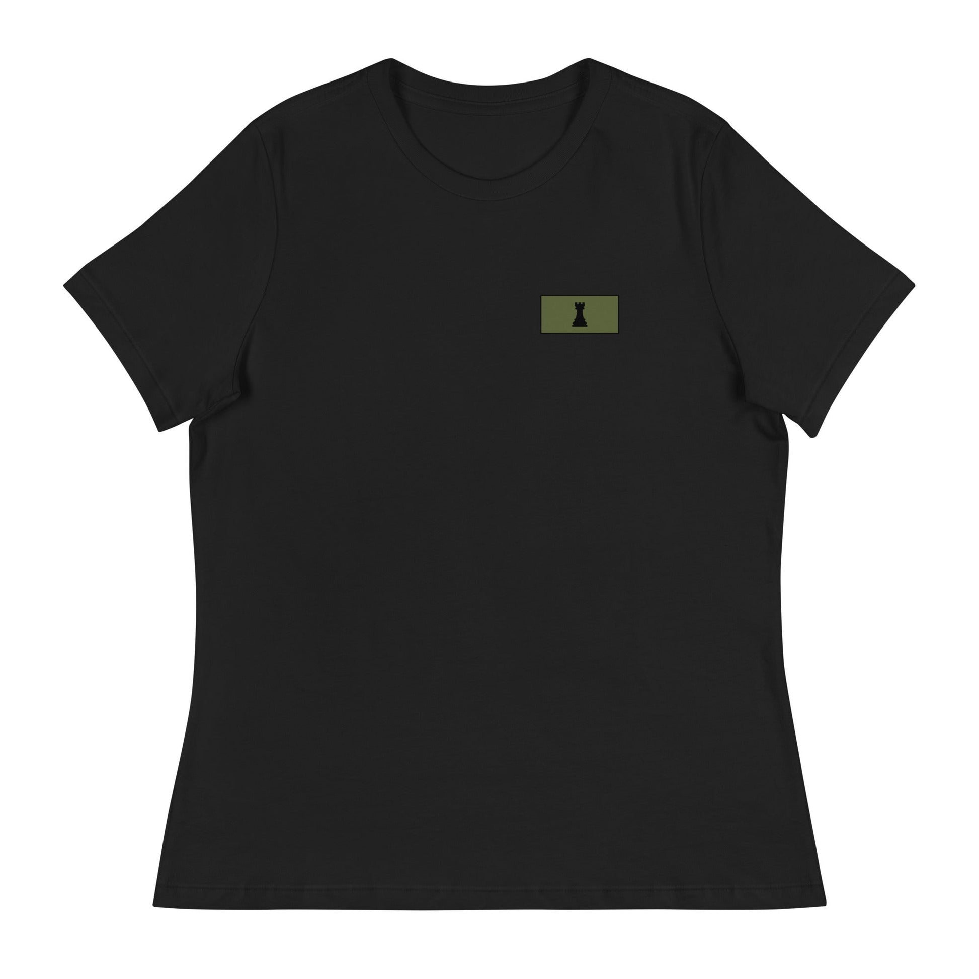 Performance | Women's Relaxed T Shirt | Rook Defense Solutions | Vanguard Logo