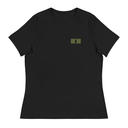 Performance | Women's Relaxed T Shirt | Rook Defense Solutions | Vanguard Logo