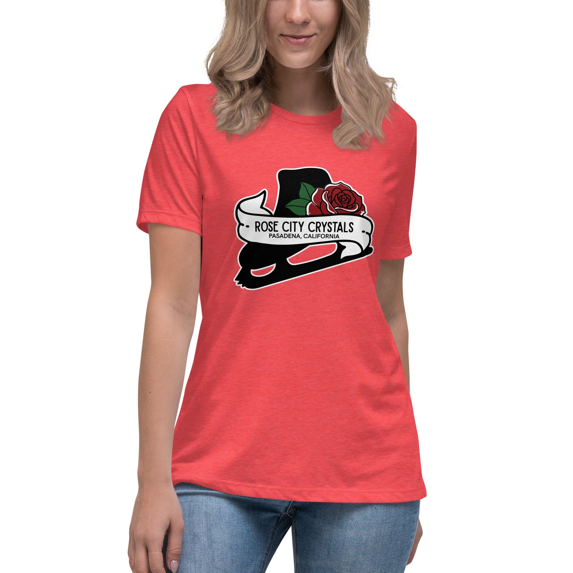 Performance | Women's Relaxed T Shirt | Rose City Crystals