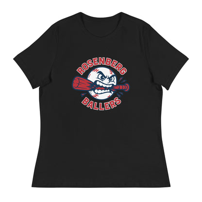 Performance | Women's Relaxed T Shirt | Rosenberg Ballers | Vanguard Logo