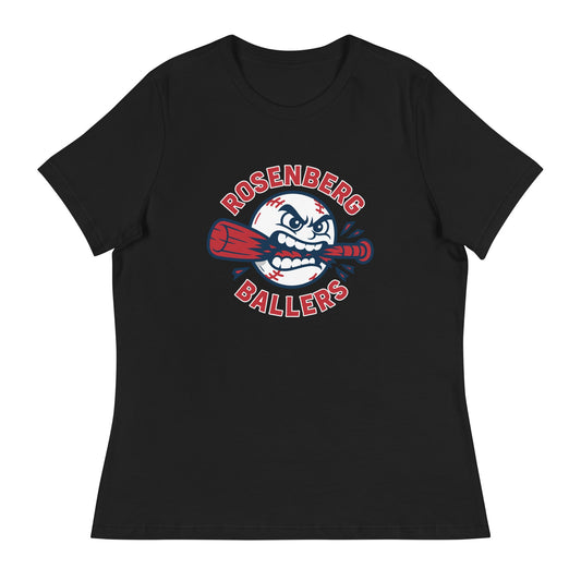 Performance | Women's Relaxed T Shirt | Rosenberg Ballers | Vanguard Logo