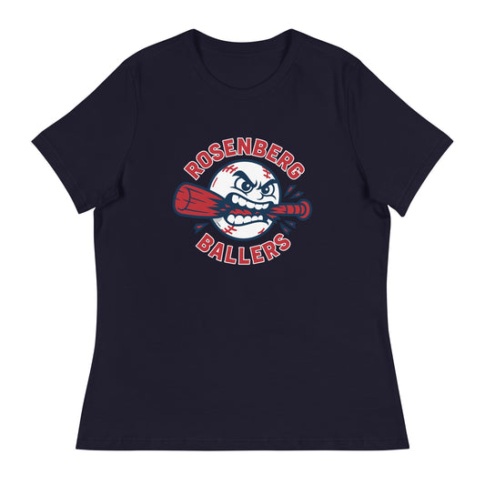 Performance | Women's Relaxed T Shirt | Rosenberg Ballers | Vanguard Logo