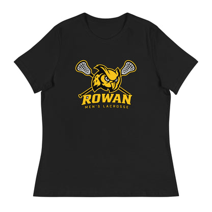 Performance | Women's Relaxed T Shirt | Rowan Men’s Lacrosse | Crest Logo