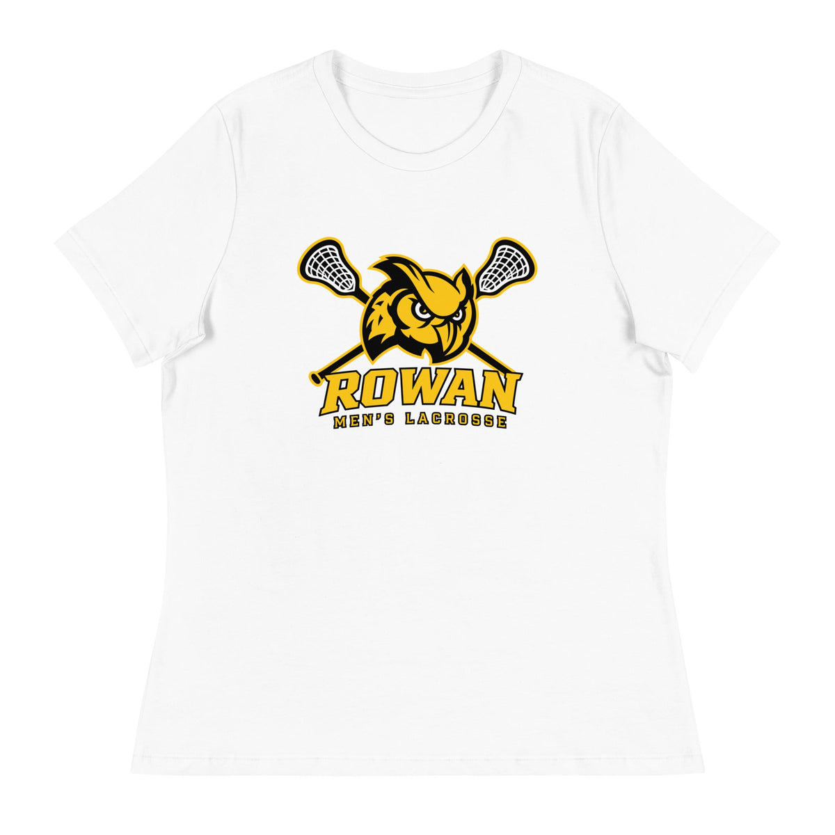 Performance | Women's Relaxed T Shirt | Rowan Men’s Lacrosse | Crest Logo