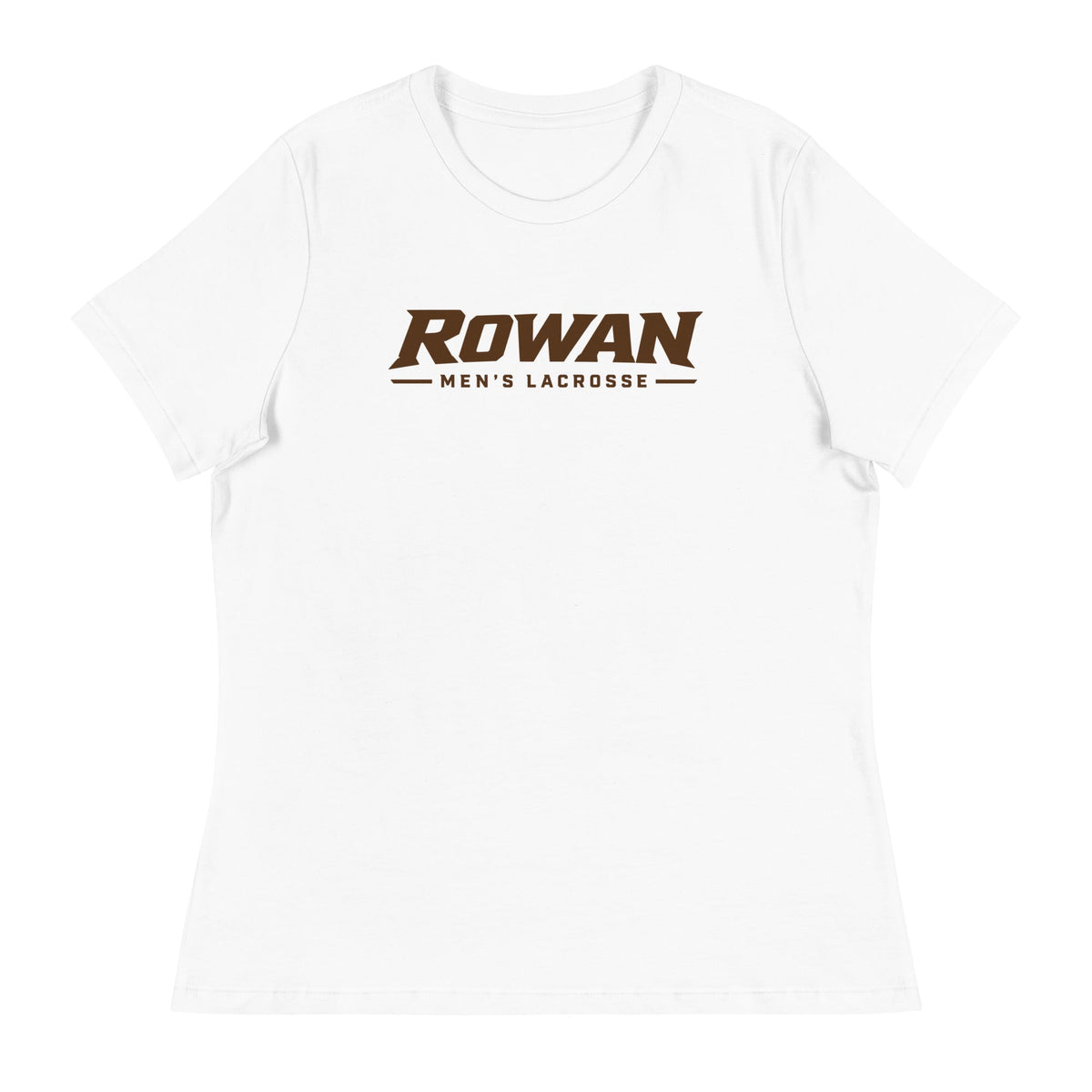 Performance | Women's Relaxed T Shirt | Rowan Men’s Lacrosse | Modern Script Logo