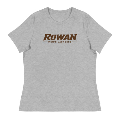 Performance | Women's Relaxed T Shirt | Rowan Men’s Lacrosse | Modern Script Logo