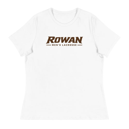 Performance | Women's Relaxed T Shirt | Rowan Men’s Lacrosse | Modern Script Logo