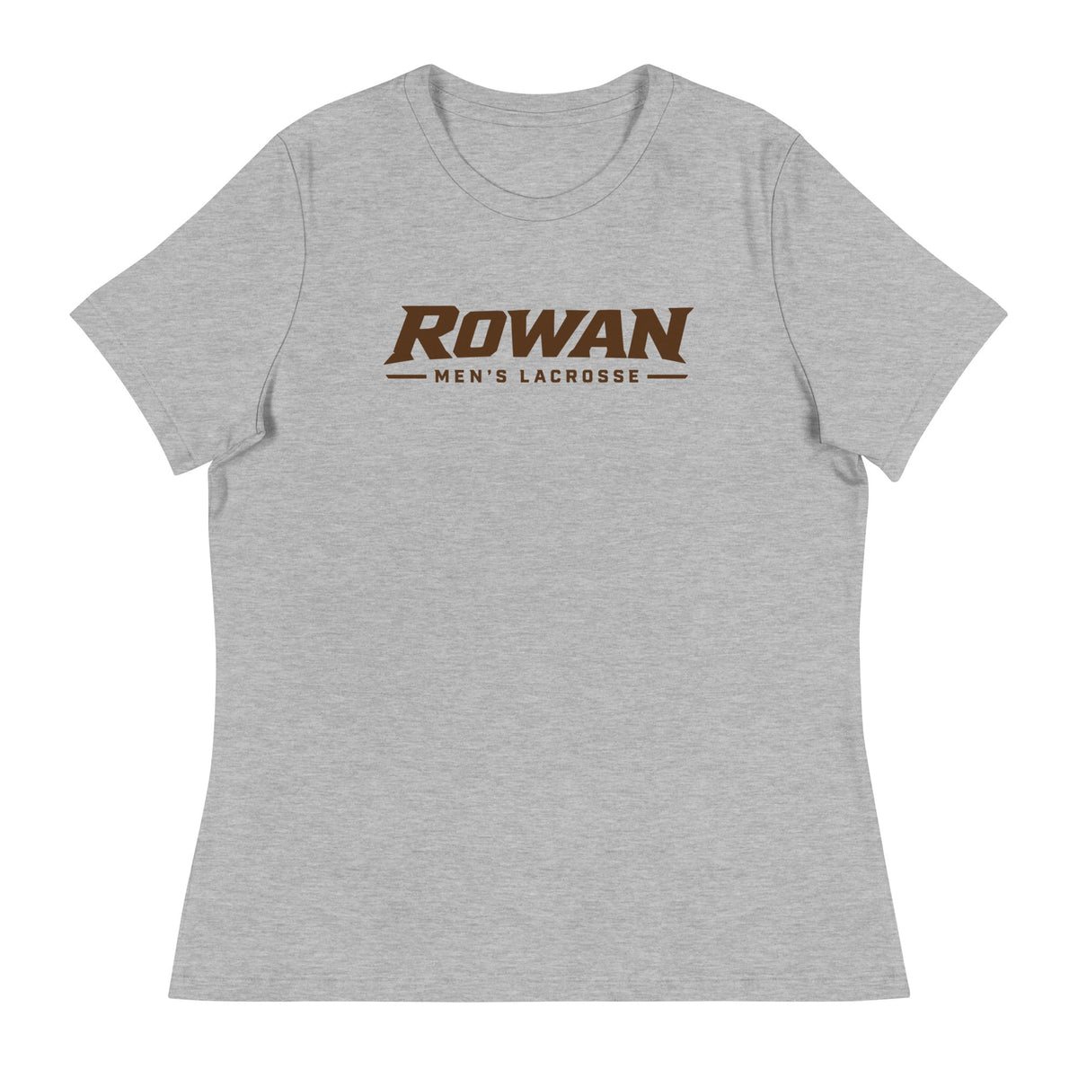 Performance | Women's Relaxed T Shirt | Rowan Men’s Lacrosse | Modern Script Logo