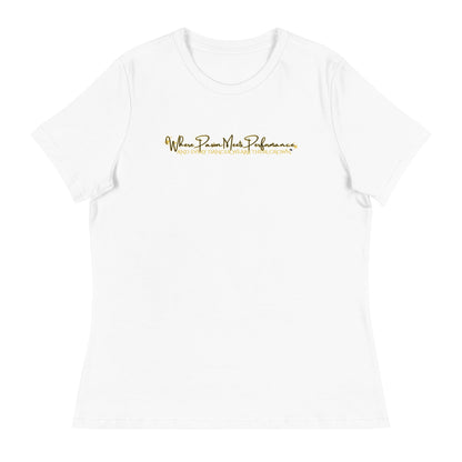 Performance | Women's Relaxed T Shirt | Royal Dance Palace | Alt Logo